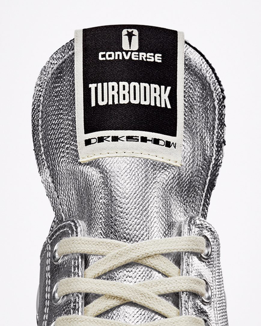 Tenisi Barbati Converse TURBODRK Chuck 70 Argintii Negrii | RO JESWV351